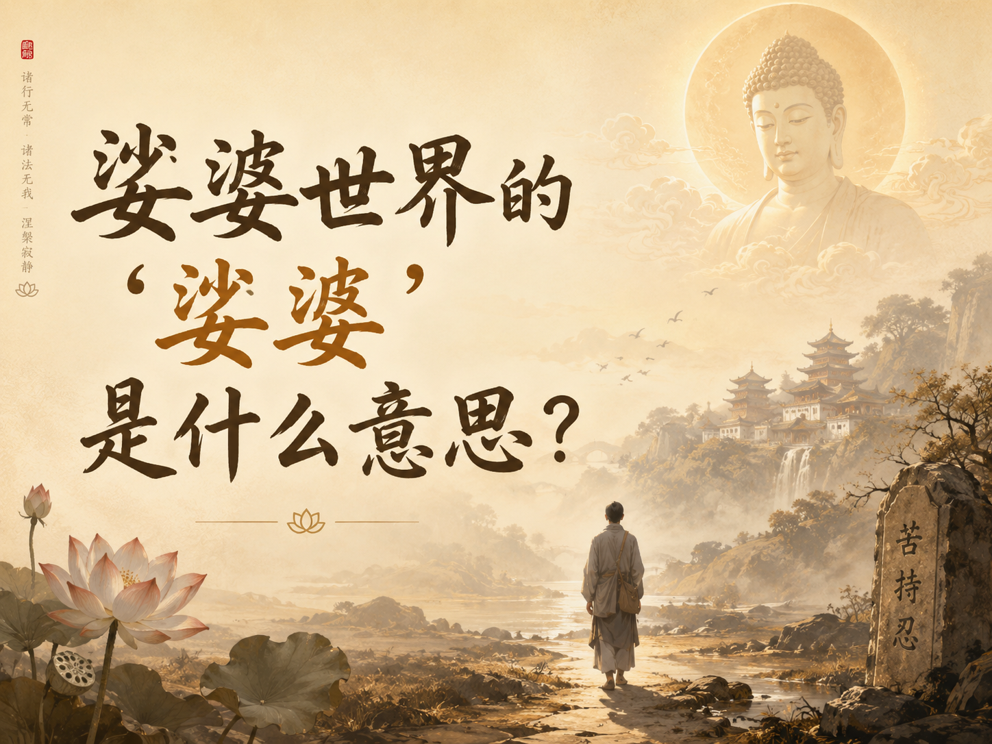 娑婆世界的“娑婆”是什么意思？